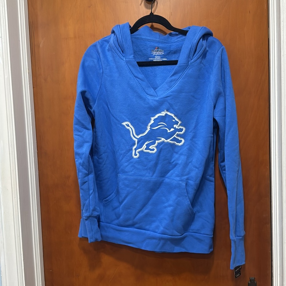 Blue Detroit Lions Hoodie